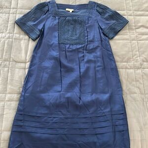 See by Chloe navy blue silk midi dress size 4